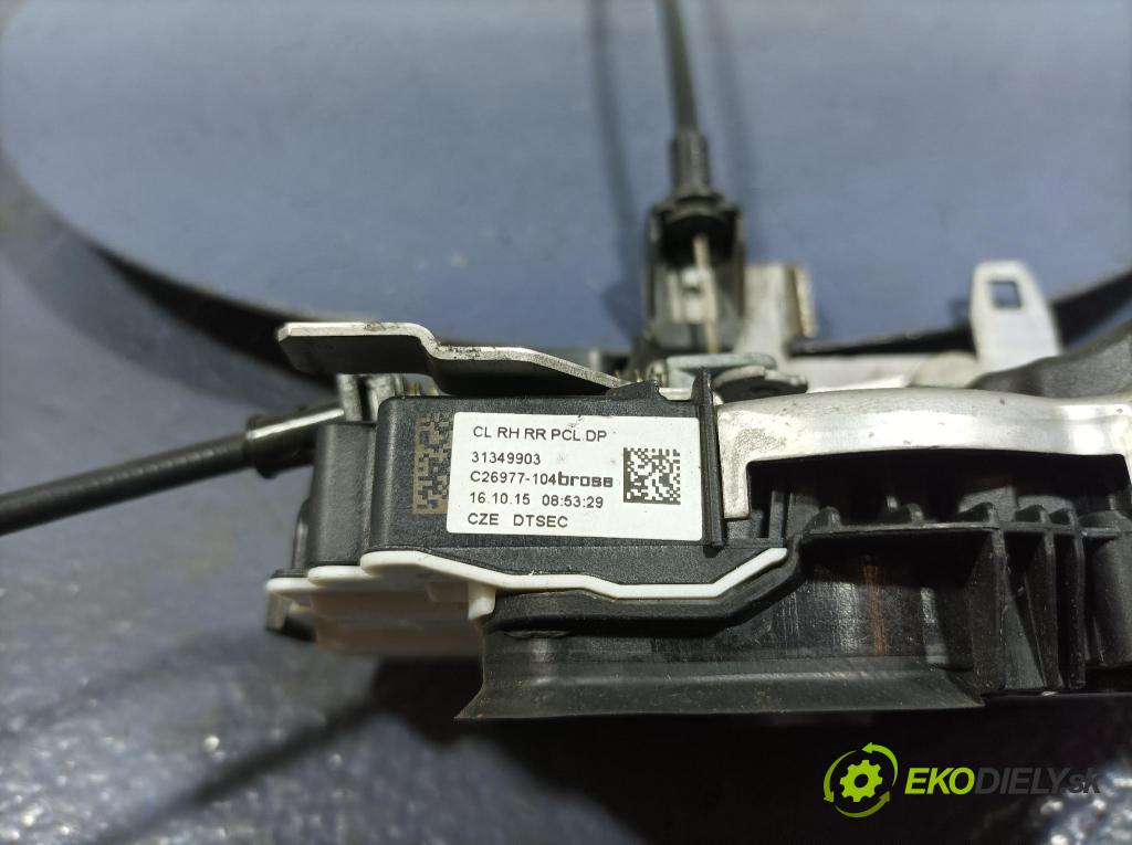 Volvo Xc90 2016 zámok dvere zad v pravo: 31349903