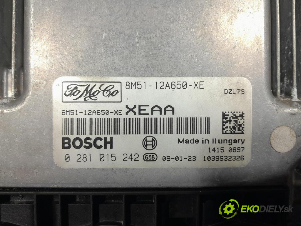 Ford Focus 2009 riadiaca jednotka Motor: 8M51-12A650-XE