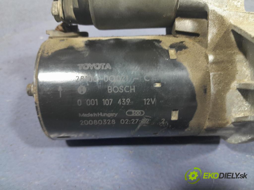 Toyota Aygo 2008 štartér 28100-0Q021-C