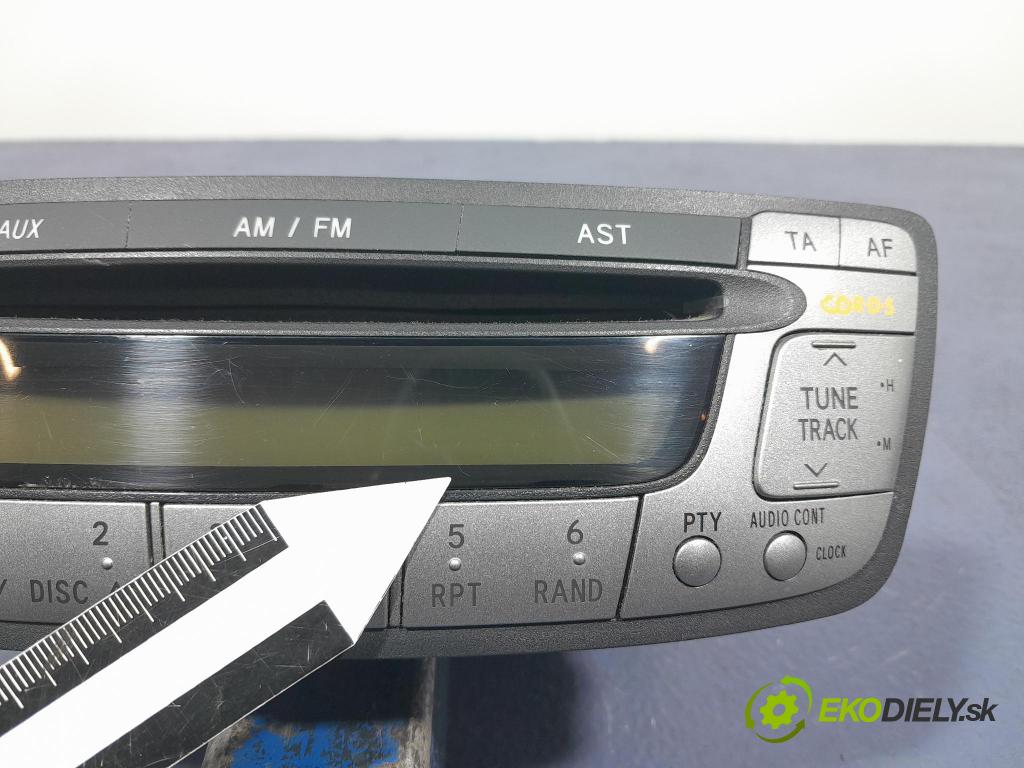 Toyota Aygo 2008 Radio I Navigácia: 86120-0H010