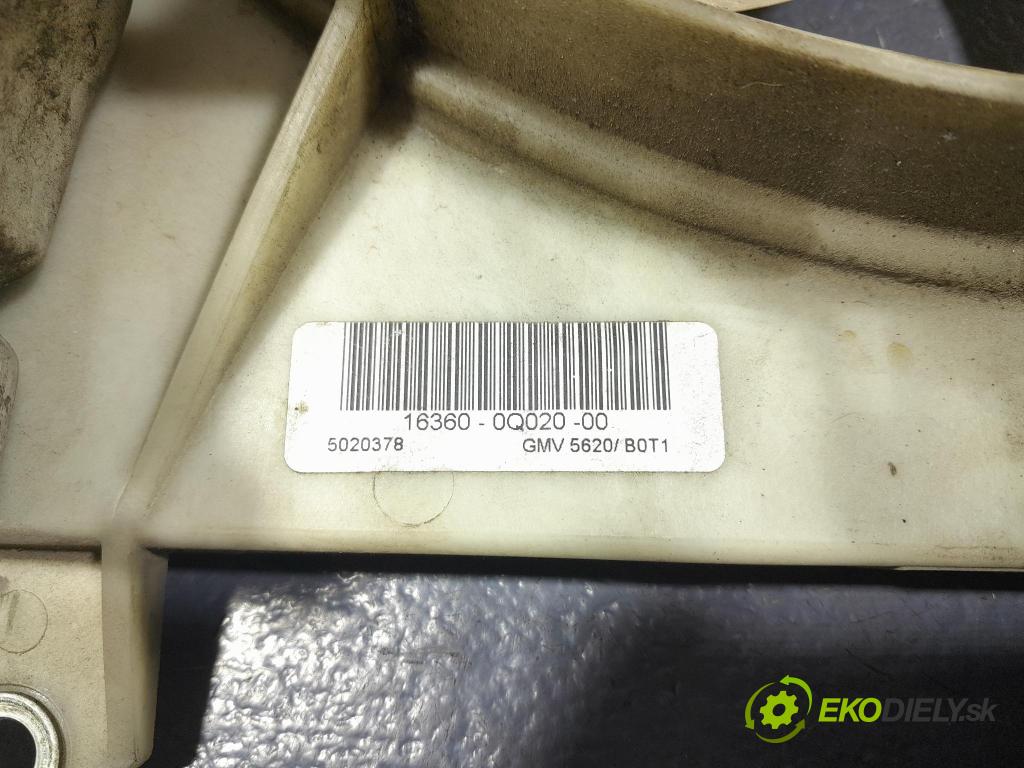Toyota Aygo 2008 Ventilátor Chladič: 16360-0Q020-00