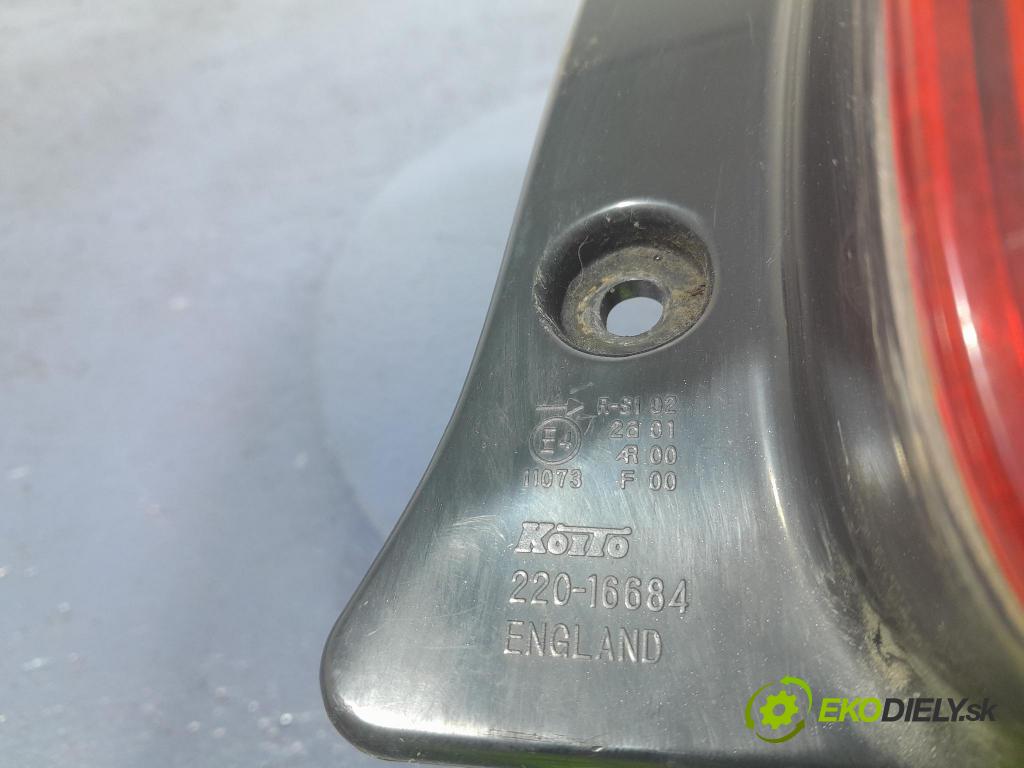Fiat Sedici 2007 svetlo / reflektor zad Prava: Vonkajsia: 