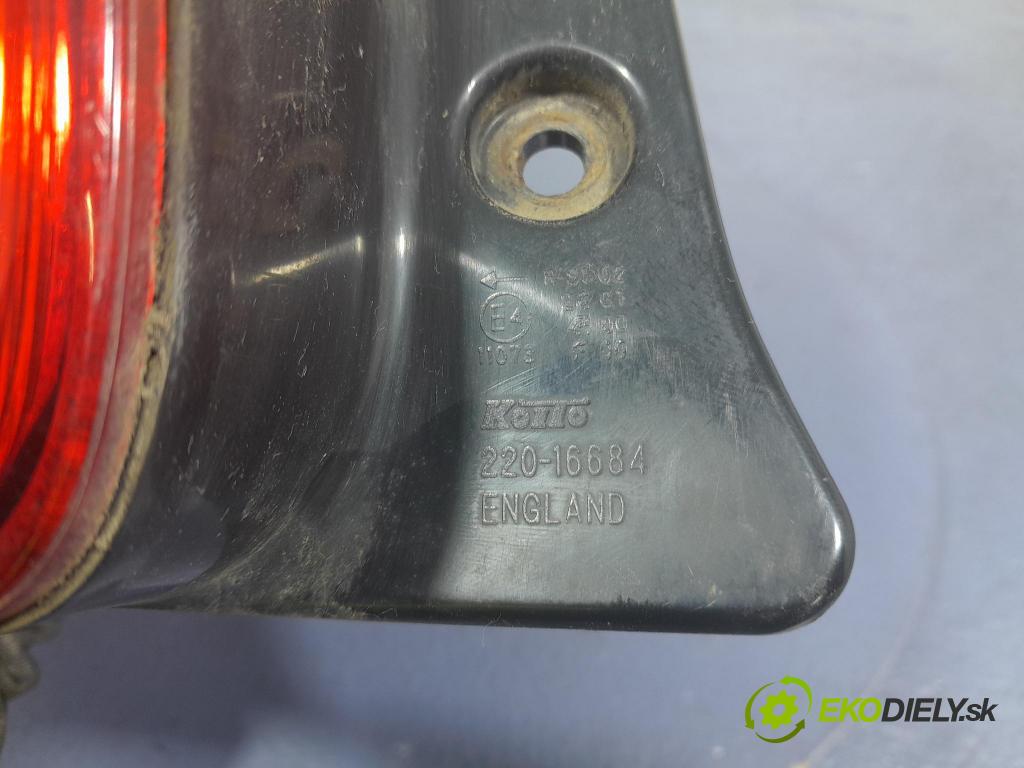 Fiat Sedici 2007 svetlo / reflektor zad ľavá Vonkajsia: 