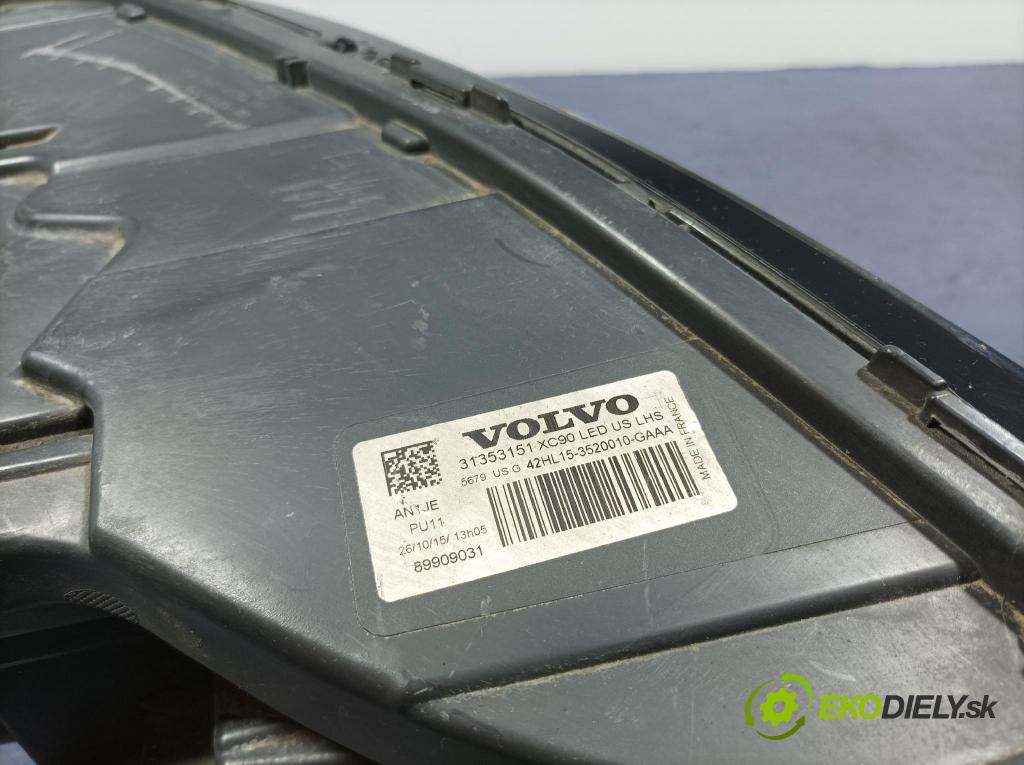 Volvo Xc90 2016 světlo Levý: 31353151