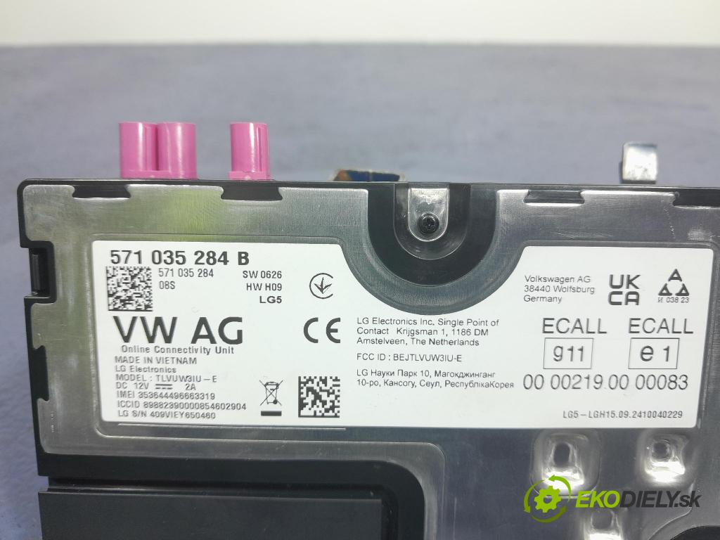 Skoda Octavia 2024 riadiaca jednotka 571035284B