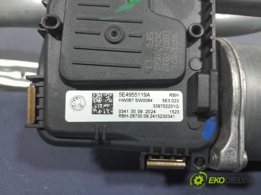 Skoda Octavia 2024 mechanizmus motor: Stierače: Predné 5E4955023A