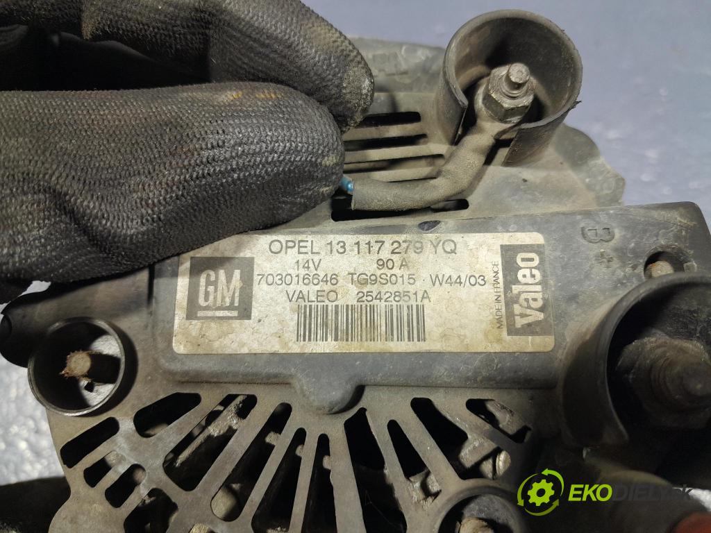 Opel Corsa 2004 Alternator 13117279