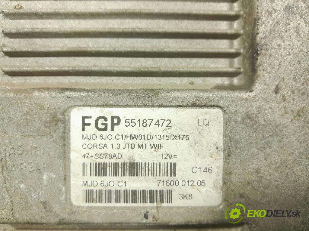 Opel Corsa 2004 riadiaca jednotka Motor: 55187472