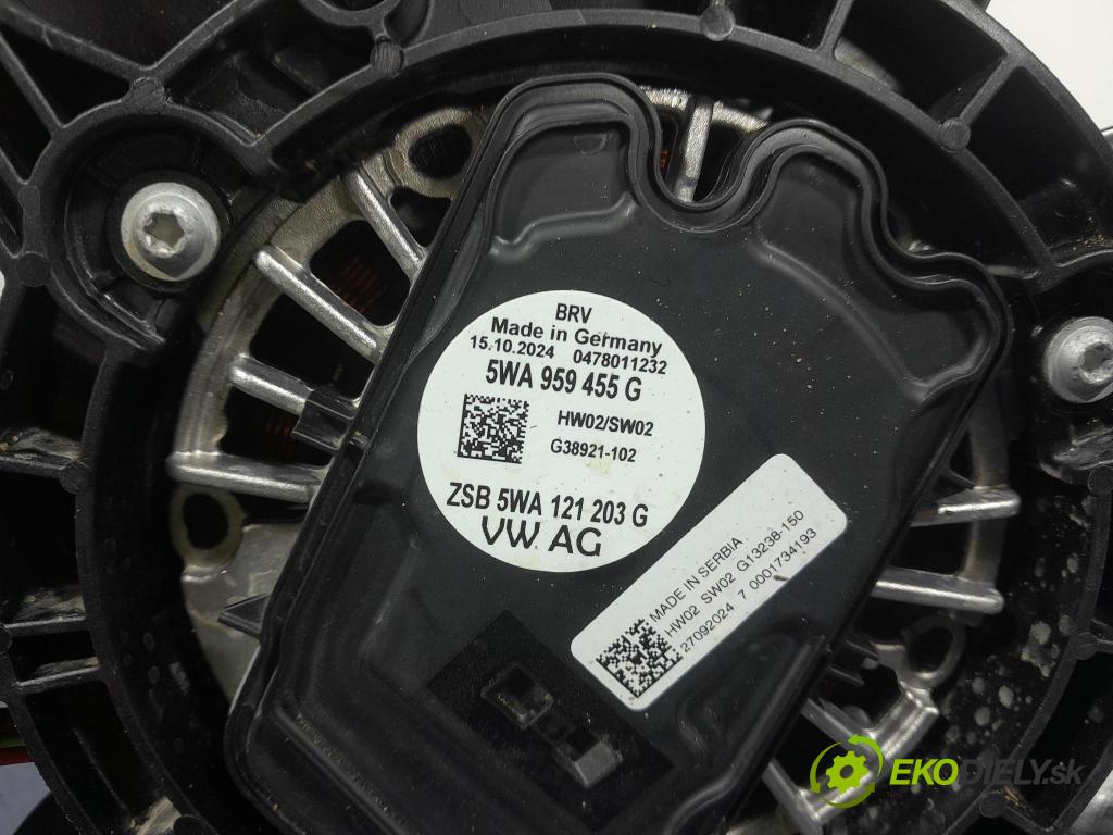 Skoda Octavia 2024 Ventilátor Chladič: 5Q0121205BD