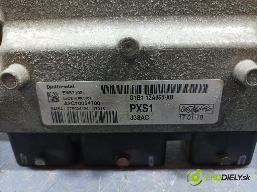Ford Fiesta 2017 riadiaca jednotka Motor: G1B1-12A650-XB