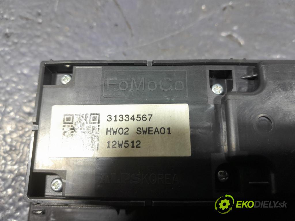 Volvo V40 2013 prepínač Okná: 31334567