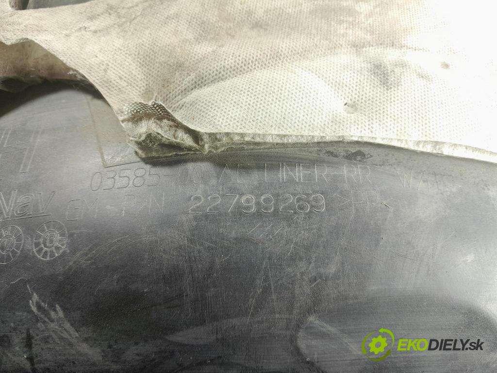 Opel Ampera 2013 Blatník: plastický: zad 22799269