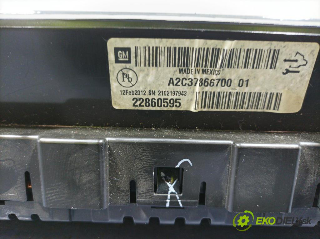 Opel Ampera 2013 prístrojovka/ budíky 22860595