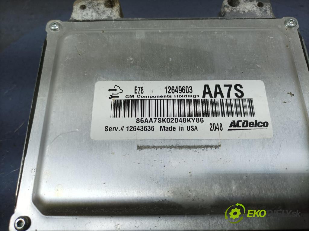 Opel Ampera 2013 riadiaca jednotka Motor: 12649603