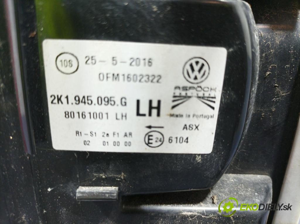 Vw Caddy 2016 svetlo / reflektor zad ľavá Vonkajsia: 2K1945095G