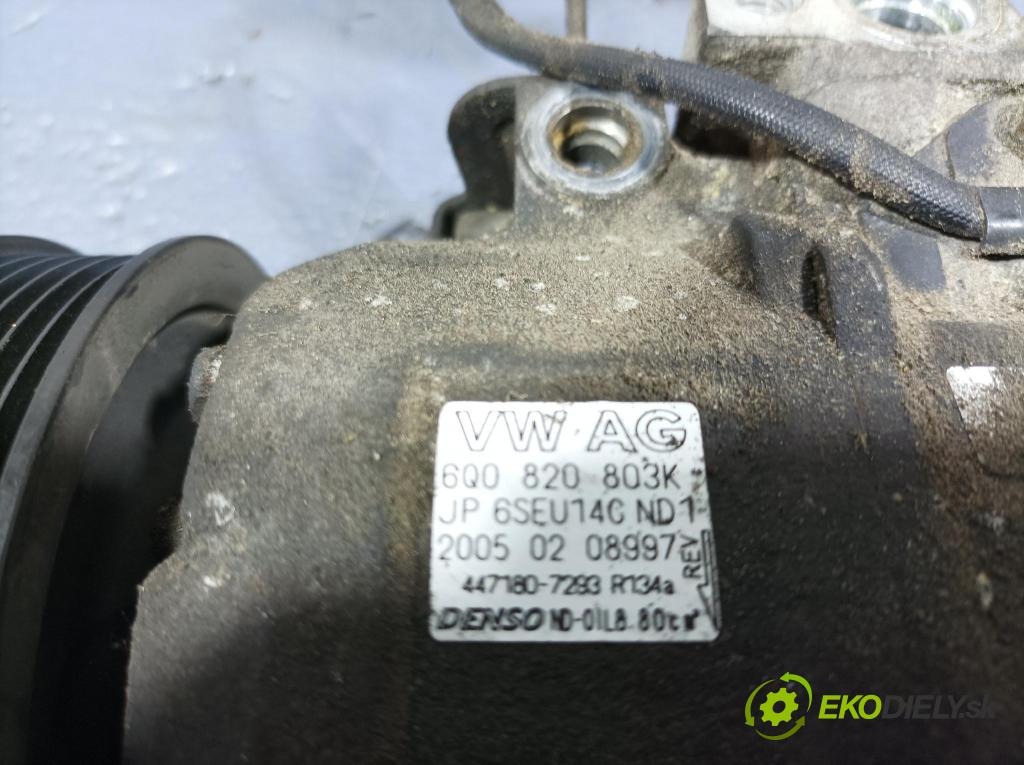 Skoda Fabia 2005 Kompresor: Klimatizácia: 6Q0820803K