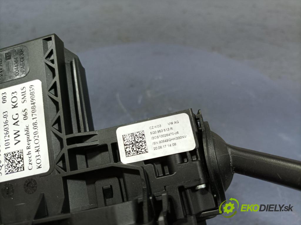 Skoda Octavia 2017 prepínač Komplex: 5Q0953507GD