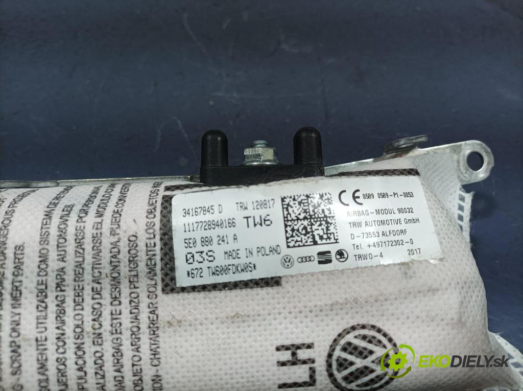 Skoda Octavia 2017 Airbag: Sedadlo: x 5E0880241A