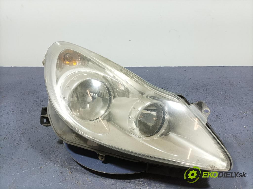 Opel Corsa 2009 Reflektor: v pravo: 13186382