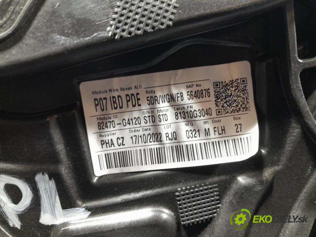 Hyundai I30 2022 mechanizmus okna Okná: Predné Vľavo: 82470-G4120