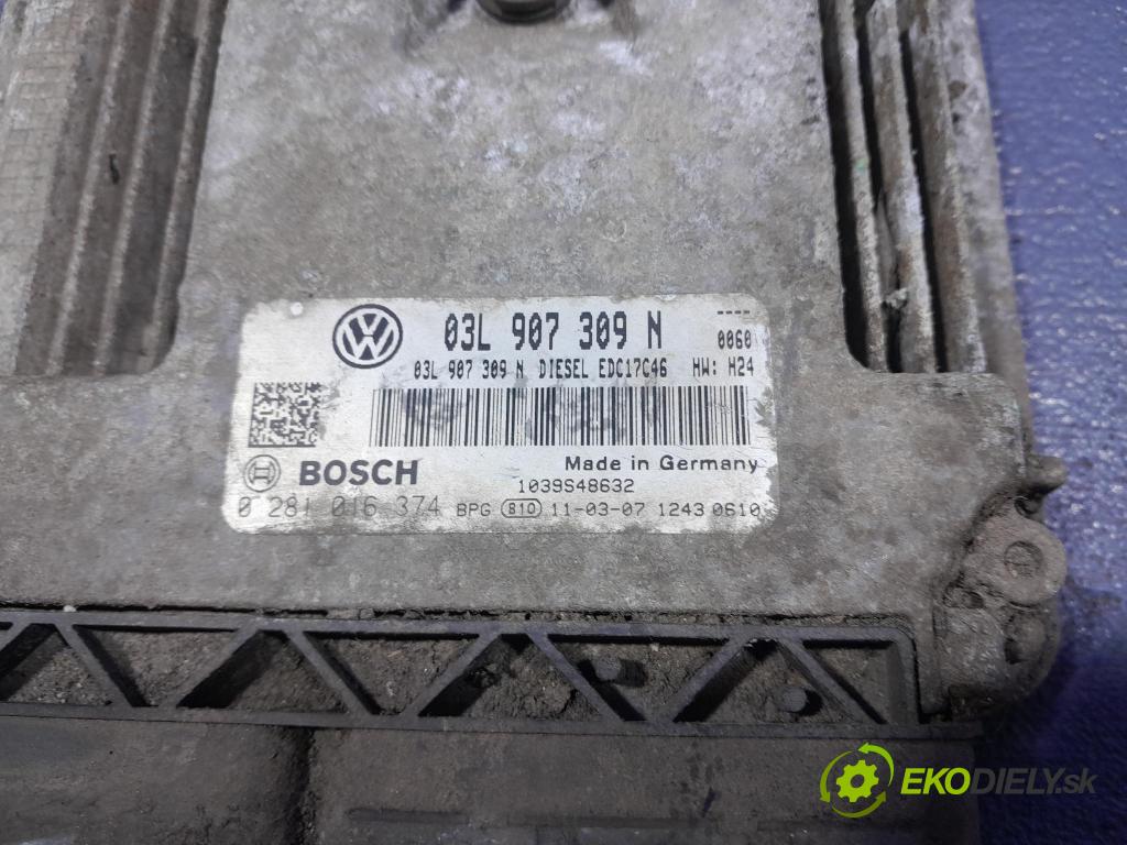 Vw Passat 2011 riadiaca jednotka Motor: 03L907309N
