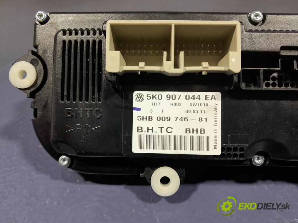 Vw Passat 2011 prepínač Klimatizácia: Prúd vzduchu: 5K0907044EA
