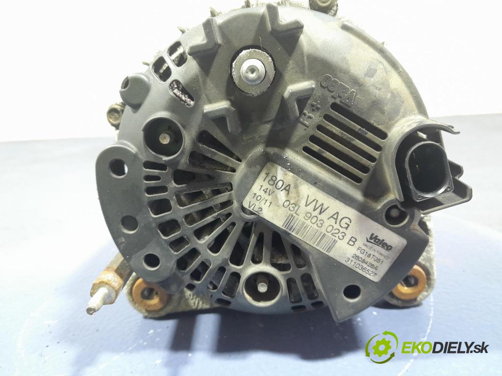 Vw Passat 2011 Alternator 03L903023B