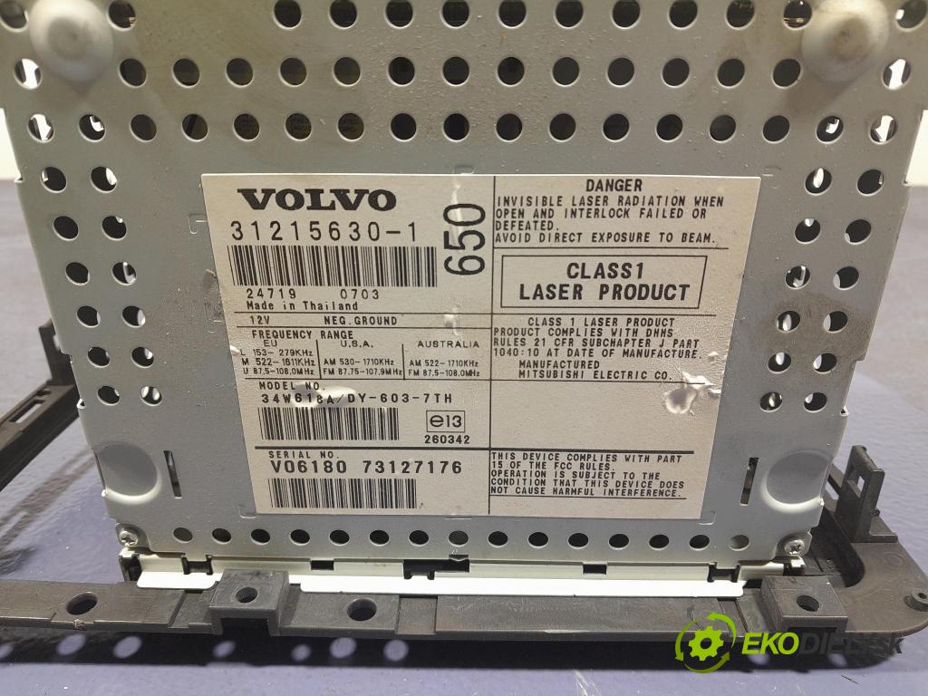 Volvo S60 2007 Radio I Navigácia: 31215630