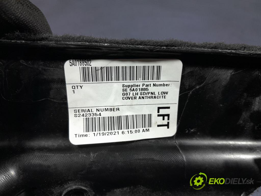 Bmw X7 2021 kryt Plast: Interiéry: 5A01885