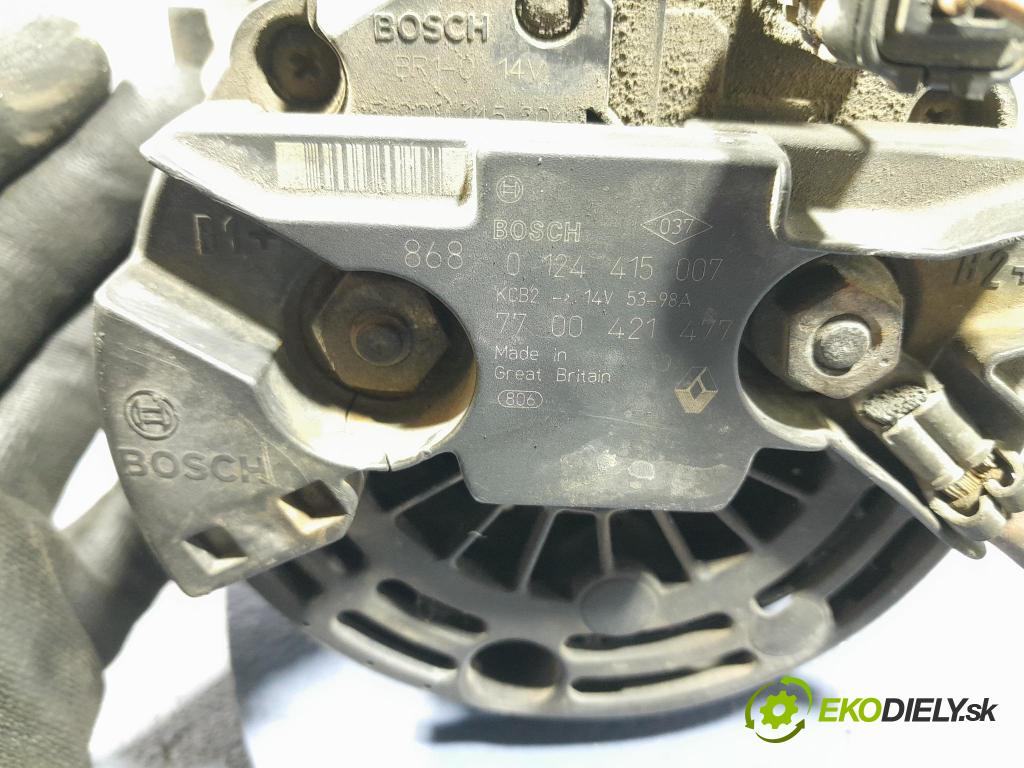Renault Megane 2001 Alternator 7700421477