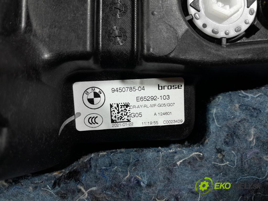 Bmw X7 2021 mechanizmus okna Okná: zad Vľavo: 9450785