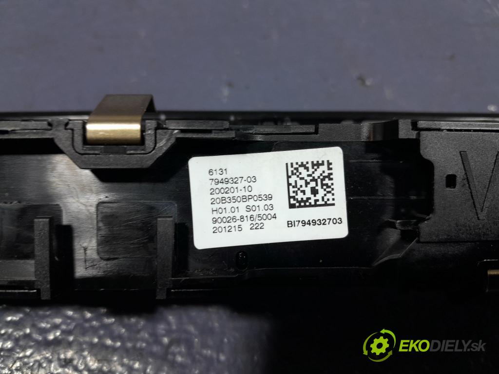 Bmw X7 2021 prepínač Rádio: Navigacia: 7949327