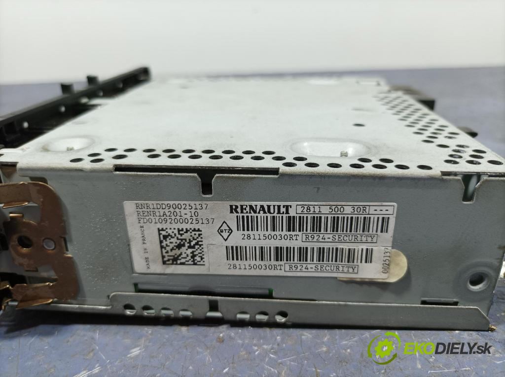 Renault Megane 2009 Radio I Navigácia: 281150030R