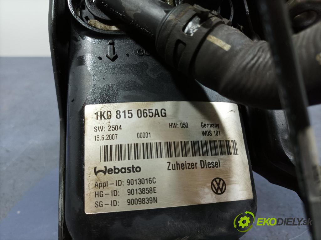 Vw Touran 2007 Webasto 1K0815065AG