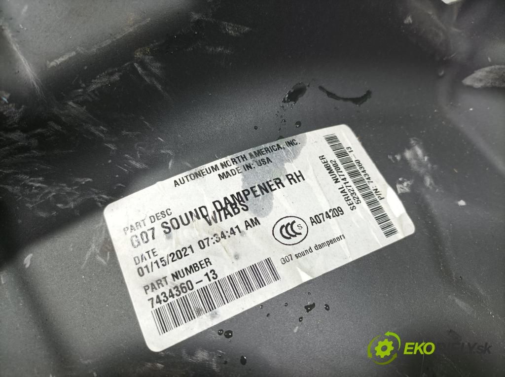 Bmw X7 2021 zvuková izolace 7434360