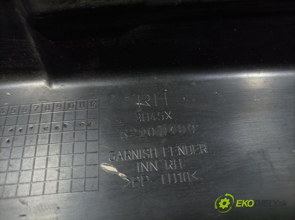 Mitsubishi Outlander 2010 kryt Plast: podvozek: 5220D480