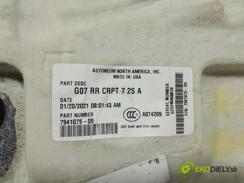 Bmw X7 2021 koberec do auta 7941075