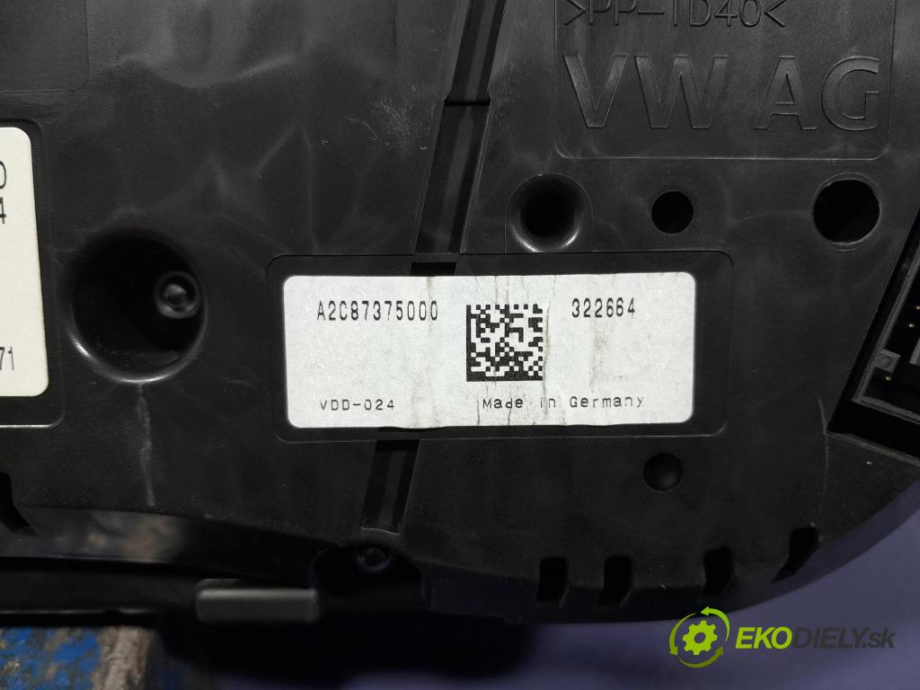 Skoda Octavia 2015 Přístrojová deska 5E0920740