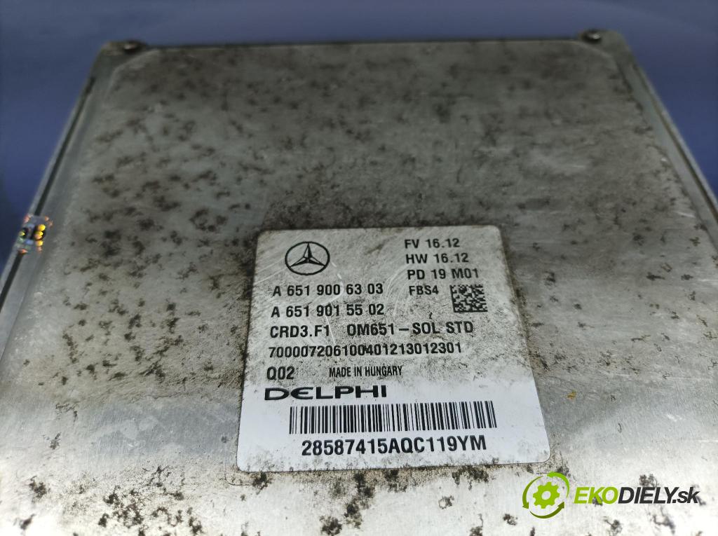 Mercedes Gla-klasa 2019 riadiaca jednotka Motor: A6519006303