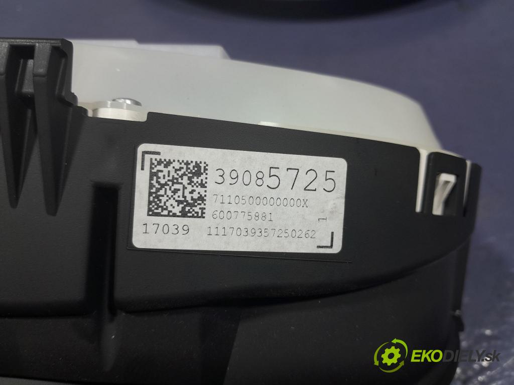 Opel Astra 2017 prístrojovka/ budíky 39085725
