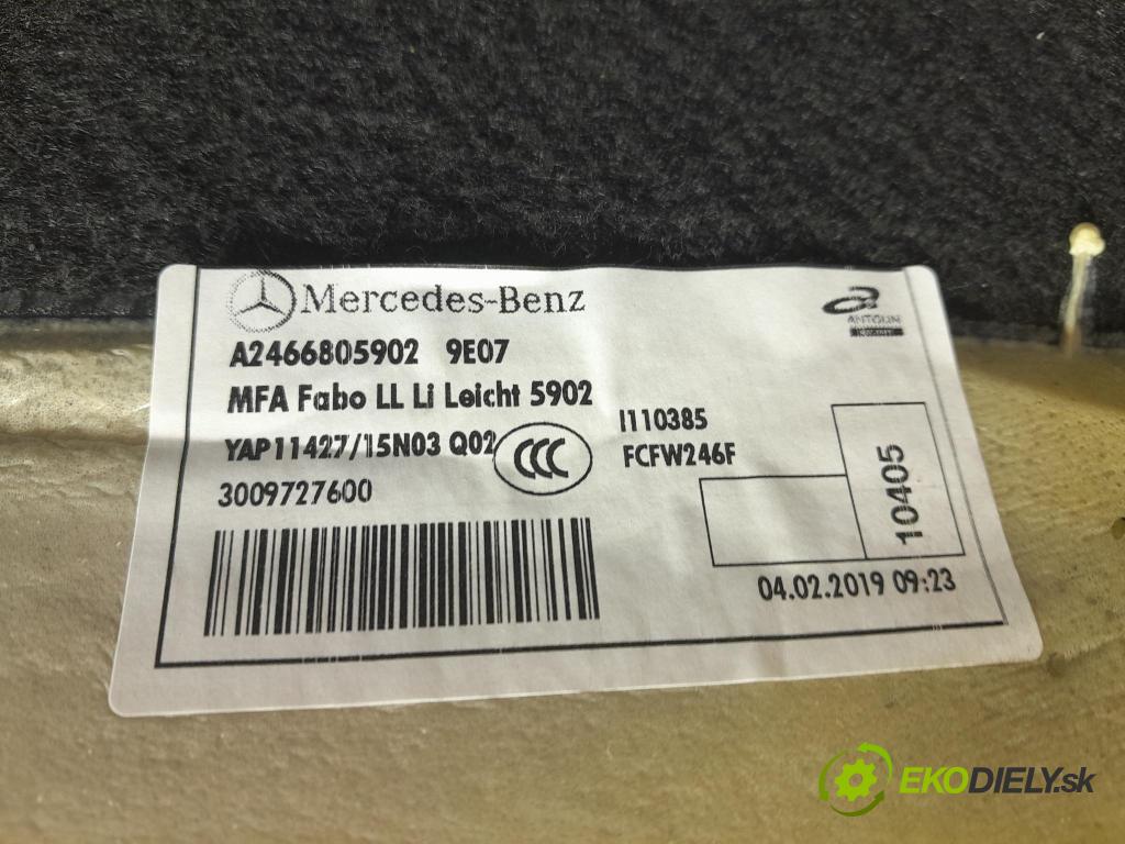 Mercedes Gla-klasa 2019 koberec do auta A2466805902