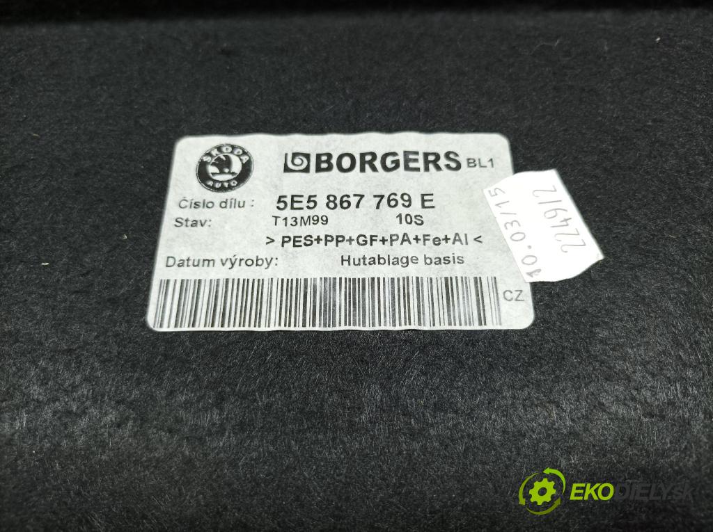 Skoda Octavia 2015 kufra: 5E5867769E