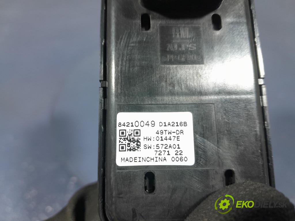 Opel Insignia 2018 prepínač Okná: 84210049