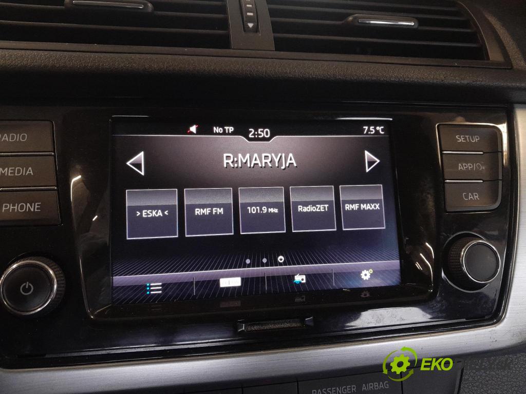 Skoda Fabia 2018 Zobrazit: Rádio: / GPS 6V0035871J