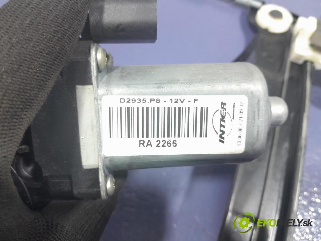 Alfa romeo 159 2008 mechanizmus okna Okná: Predné v pravo: 