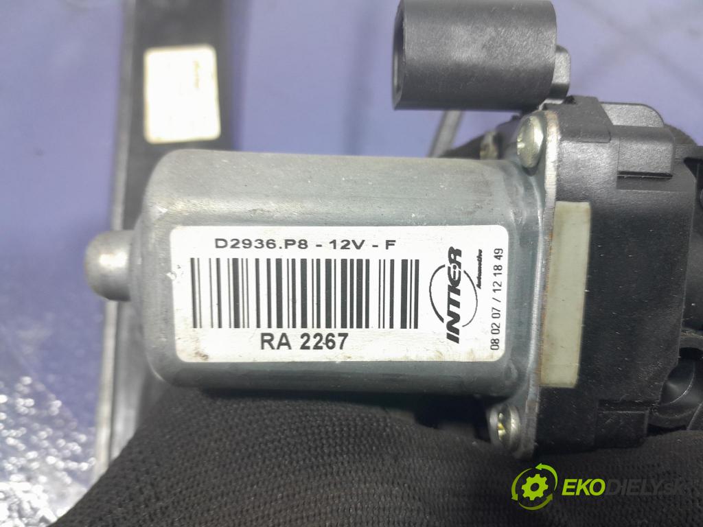 Alfa romeo 159 2008 mechanizmus okna Okná: Predné Vľavo: RA1979