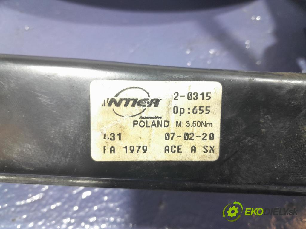 Alfa romeo 159 2008 mechanizmus okna Okná: Predné Vľavo: RA1979