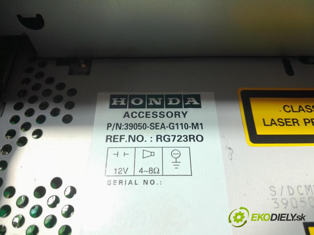 Honda Accord 2003 Radio I Navigácia: 39050-SEA-G110M1