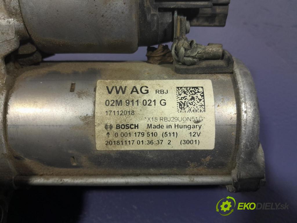 Skoda Fabia 2018 štartér 02M911021G