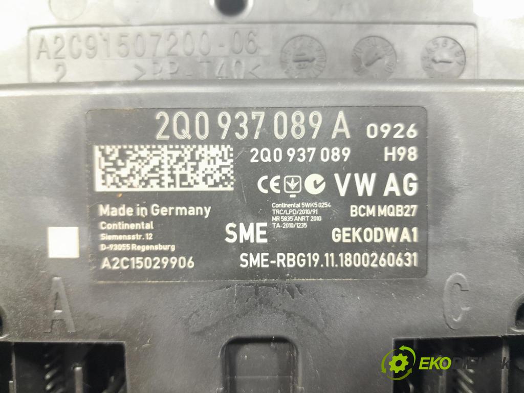 Skoda Fabia 2018 riadiaca jednotka Komfortu 2Q0937089A